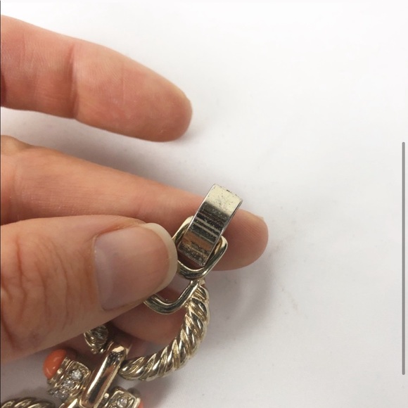 Banana Republic Gold Peach Bracelet & Earring Set - Picture 3 of 5